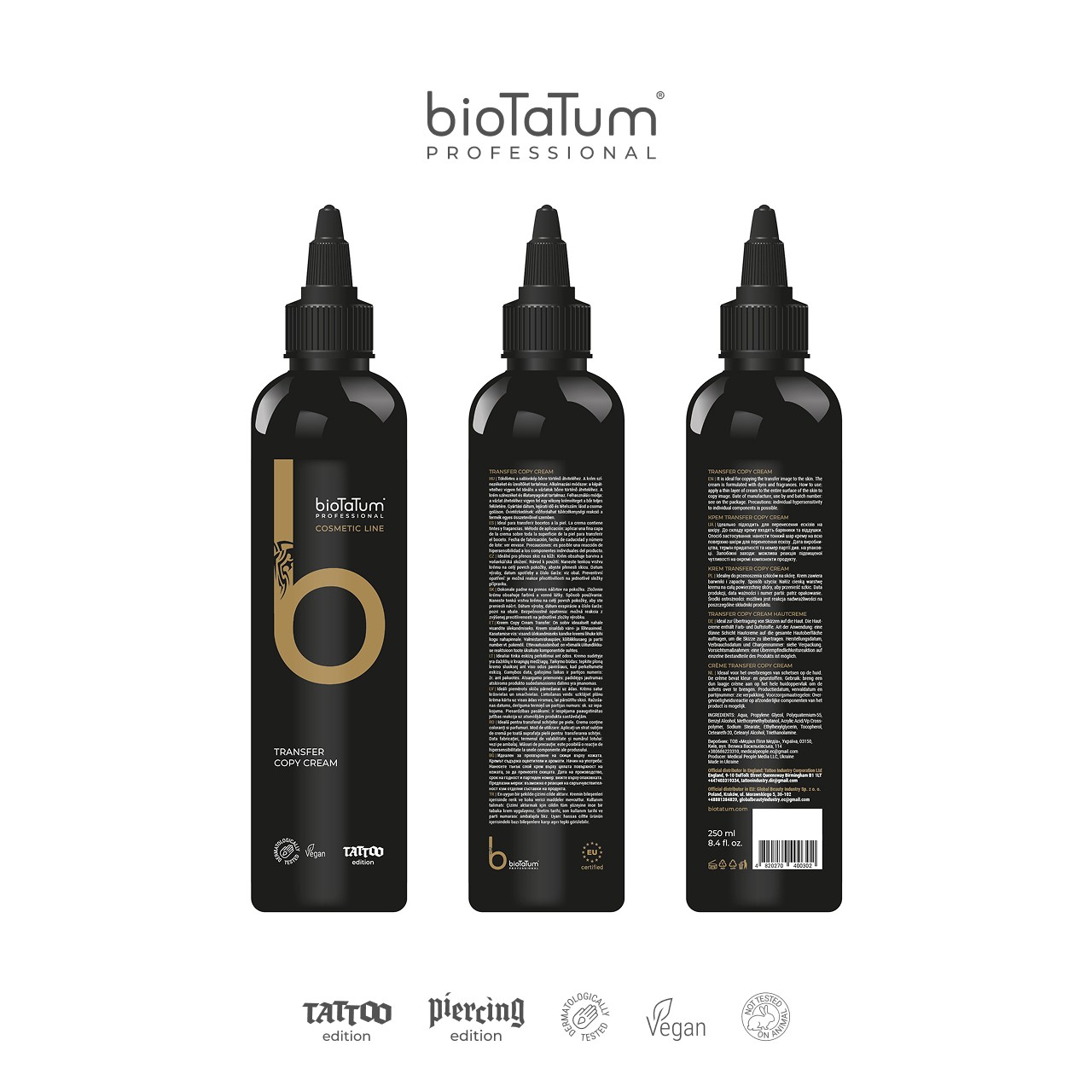 BioTaTum Transfer Copy Cream - krem do przenoszenia wzorów [250ml]