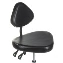 Taboret obrotowy z oparciem ATTE [bs]