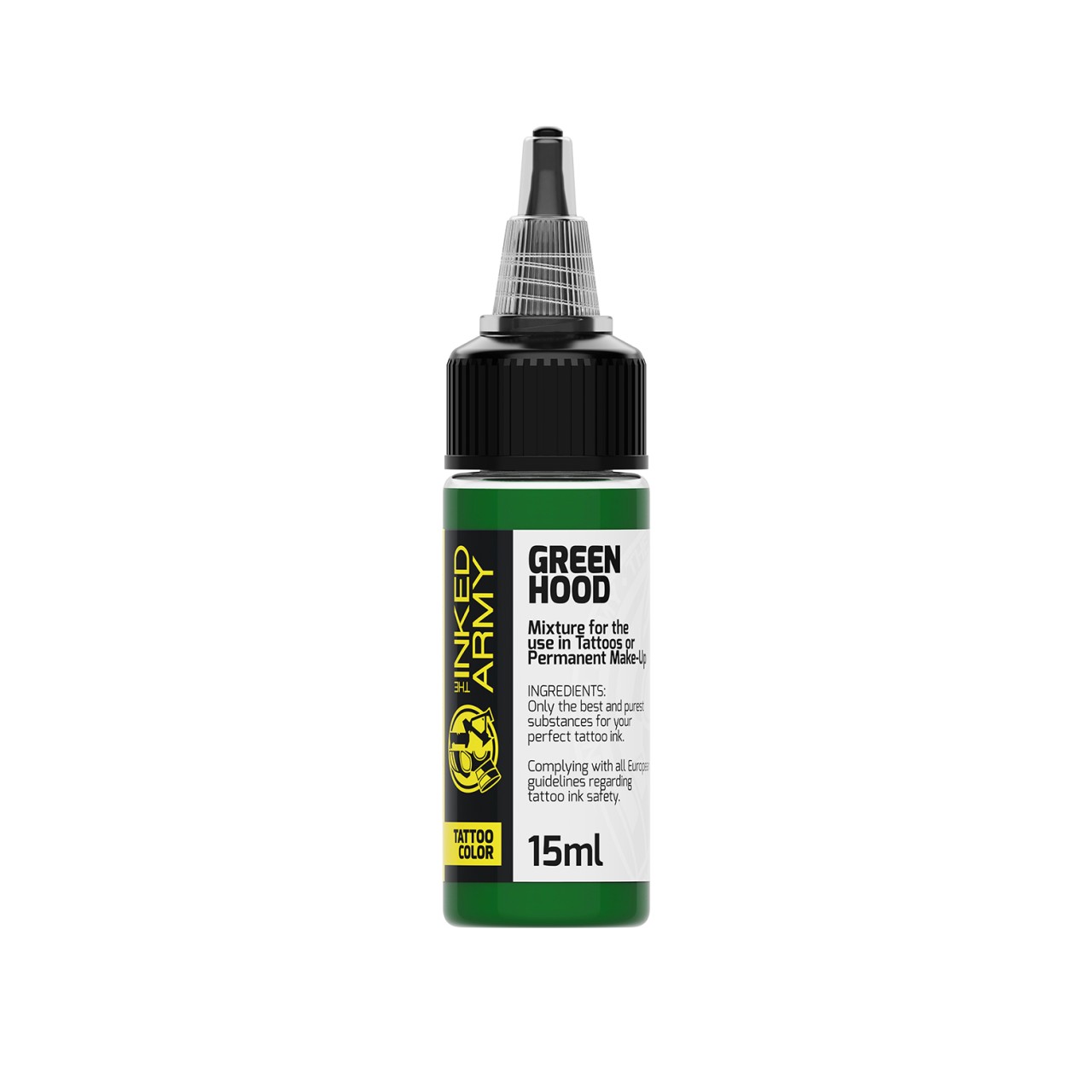 The Inked Army Green Hood - farba do tatuowania
