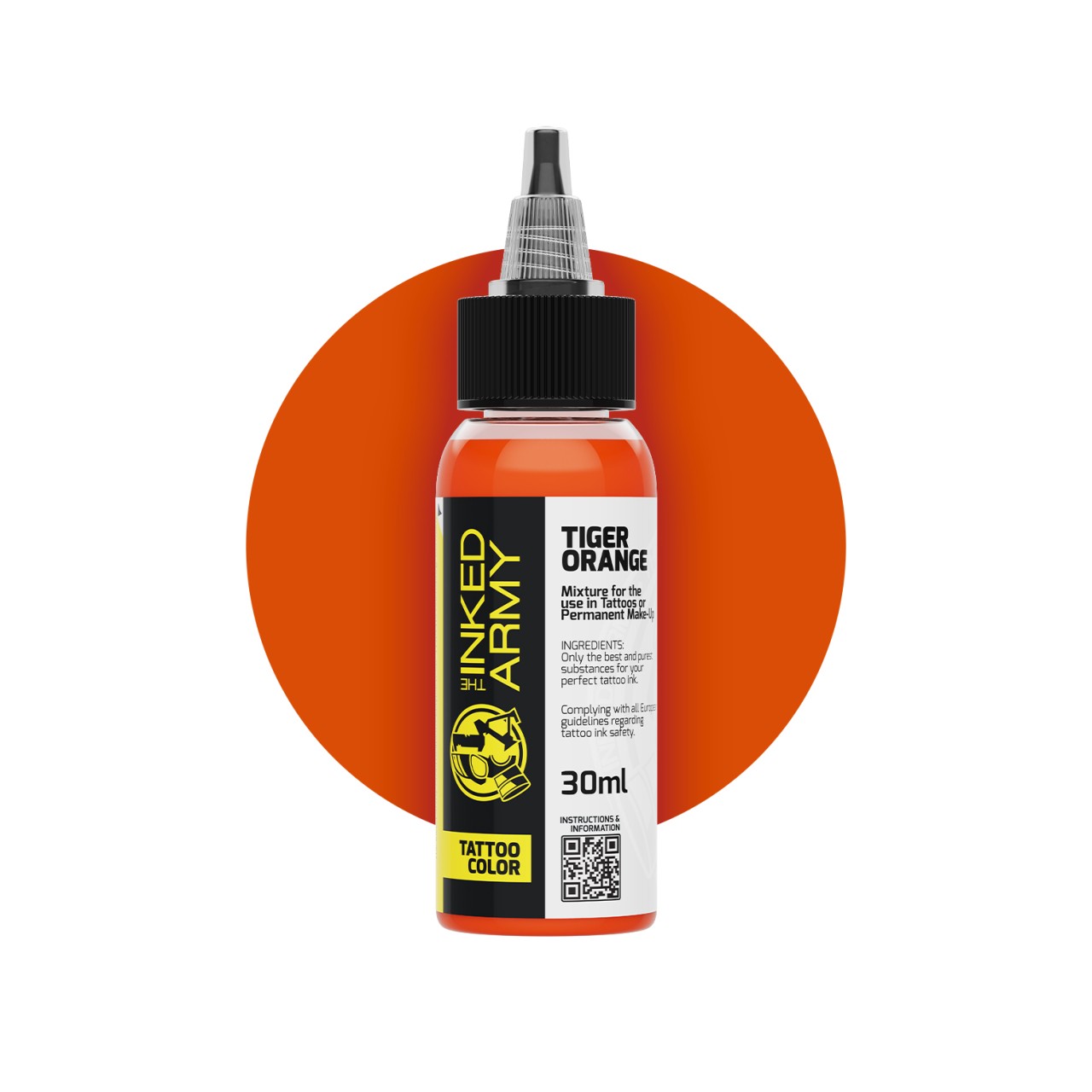 The Inked Army Tiger Orange - farba do tatuowania