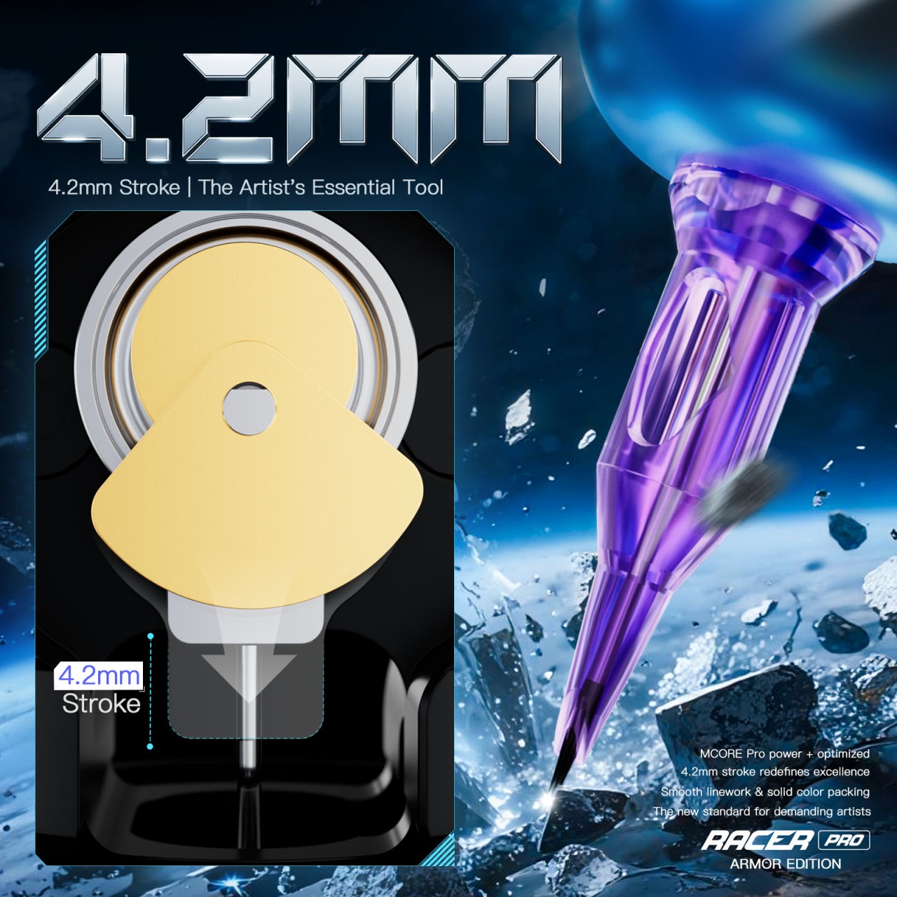 Dragonhawk Mast Racer Pro Armor - maszynka do tatuowania