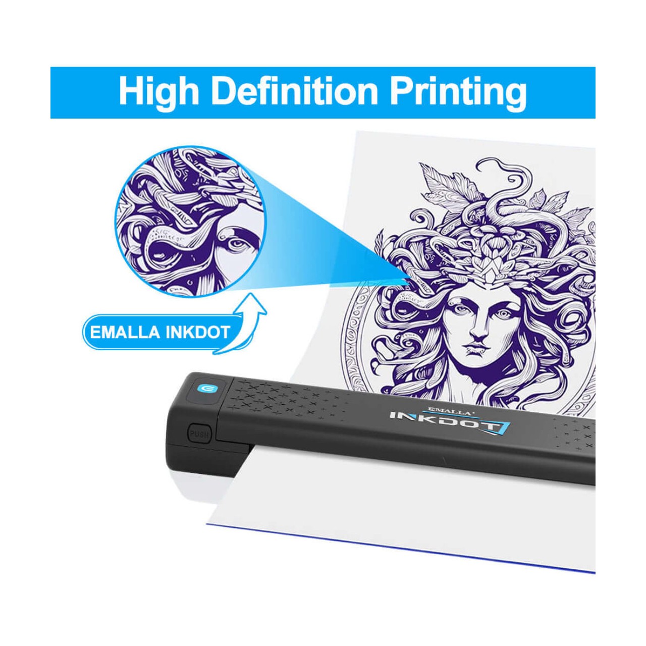 Emalla Inkdot Wireless Thermal Printer - bezprzewodowa drukarka termiczna