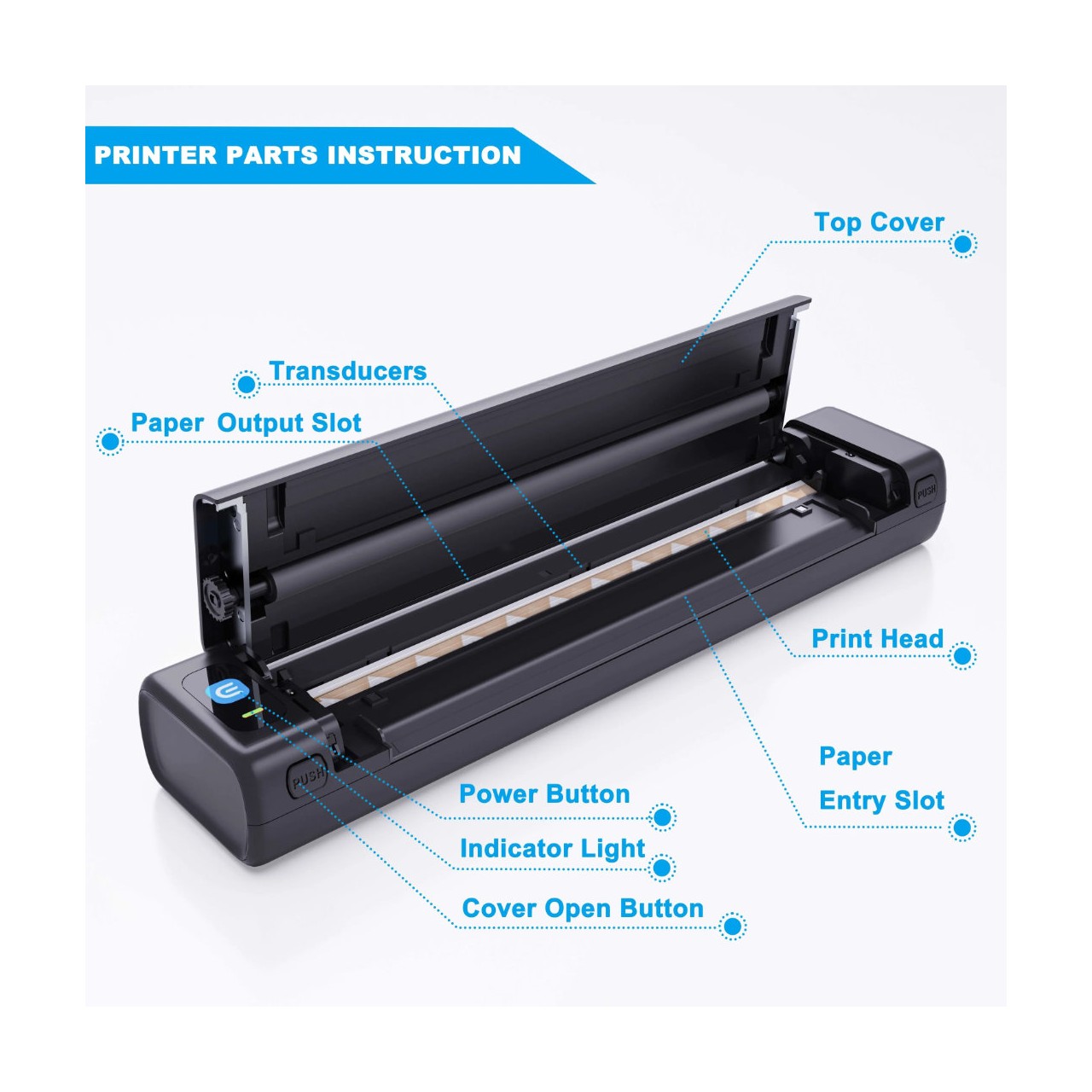 Emalla Inkdot Wireless Thermal Printer - bezprzewodowa drukarka termiczna