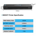 Emalla Inkdot Wireless Thermal Printer - bezprzewodowa drukarka termiczna