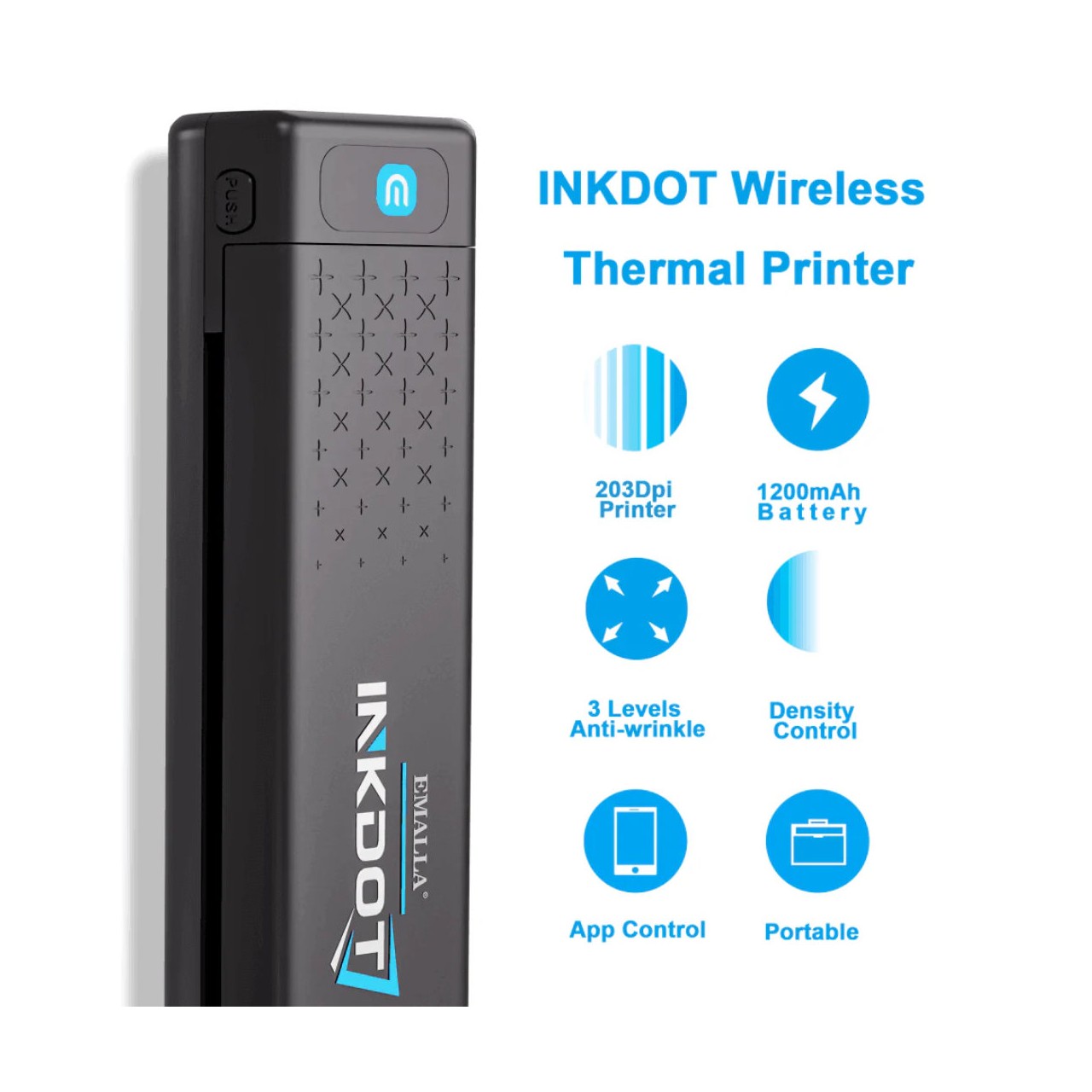 Emalla Inkdot Wireless Thermal Printer - bezprzewodowa drukarka termiczna