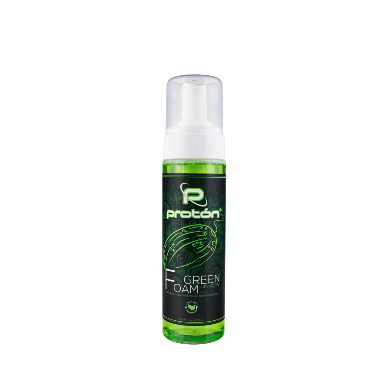 Proton Green Foamer [220 ml] - łagodzące mydło w piance do tatuażu