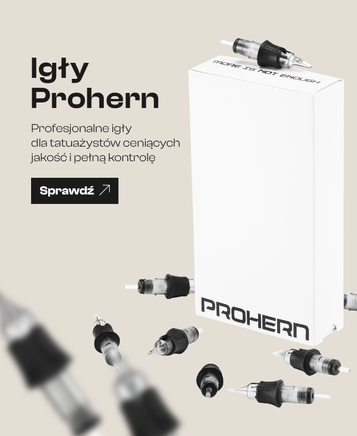 Igły Prohern - modułowe kartridże do tatuowania Kartridże Prohern - modułowe igły do tatuowania