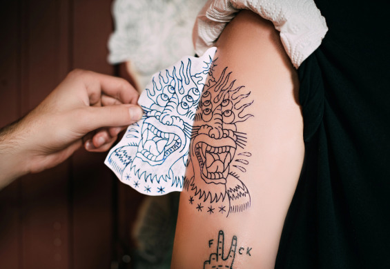 Początki jako tatuator 